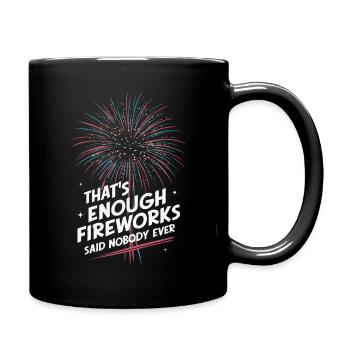 Pyrotechnicien Pyrotechnie des feux d’artifice - Mug uni - noir - Droite