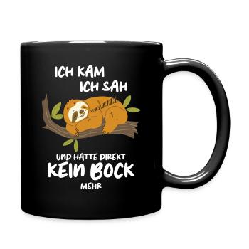 Sloth Sloths Animal Sleeping Lazy - Full Colour Mug - black - Right