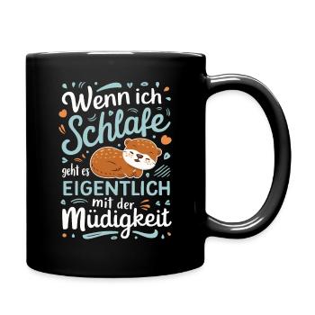Otter Sea Otter - Full Colour Mug - black - Right