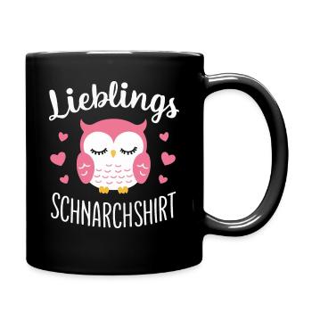 Noctambule, Hibou, Hibou, Oiseau - Mug uni - noir - Droite