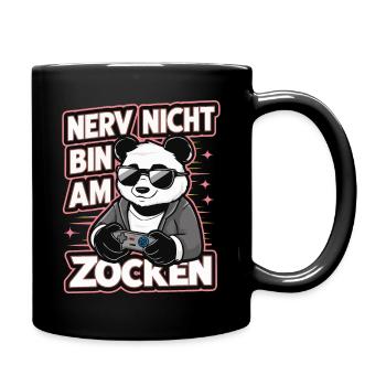 Panda Panda Bear Pandas - Full Colour Mug - black - Right