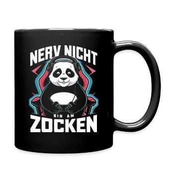 Panda Panda Bear Pandas - Full Colour Mug - black - Right