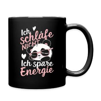 Panda Panda Bear Pandas - Full Colour Mug - black - Right