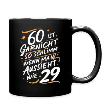 Birthday gift 60 years birthday boy - Full Colour Mug - black - Right