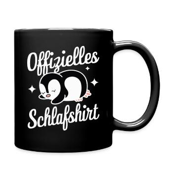 Pinguin Zwergpinguine Kaiserpinguin - Tasse einfarbig - Schwarz - Rechts