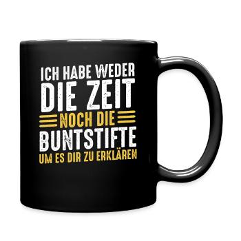 Funny Funny Funny Saying Funny Clothing - Full Colour Mug - black - Right
