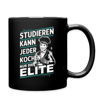 Chef cuisinier - Mug uni - noir - Droite