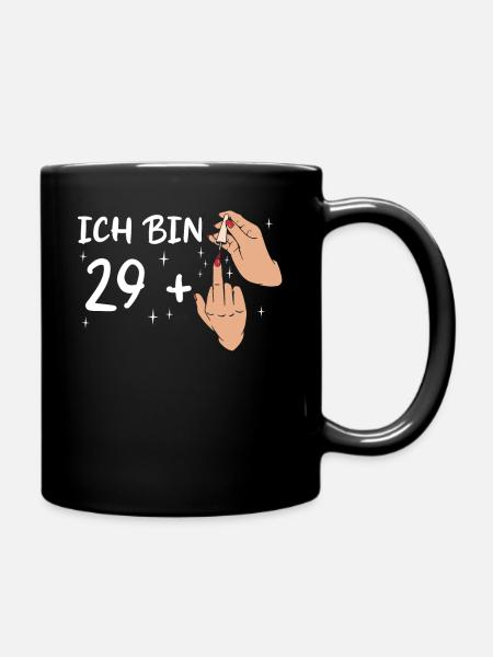 Geburtstagsgeschenk 30 Jahre Geburtstagskind - Tasse einfarbig - Schwarz