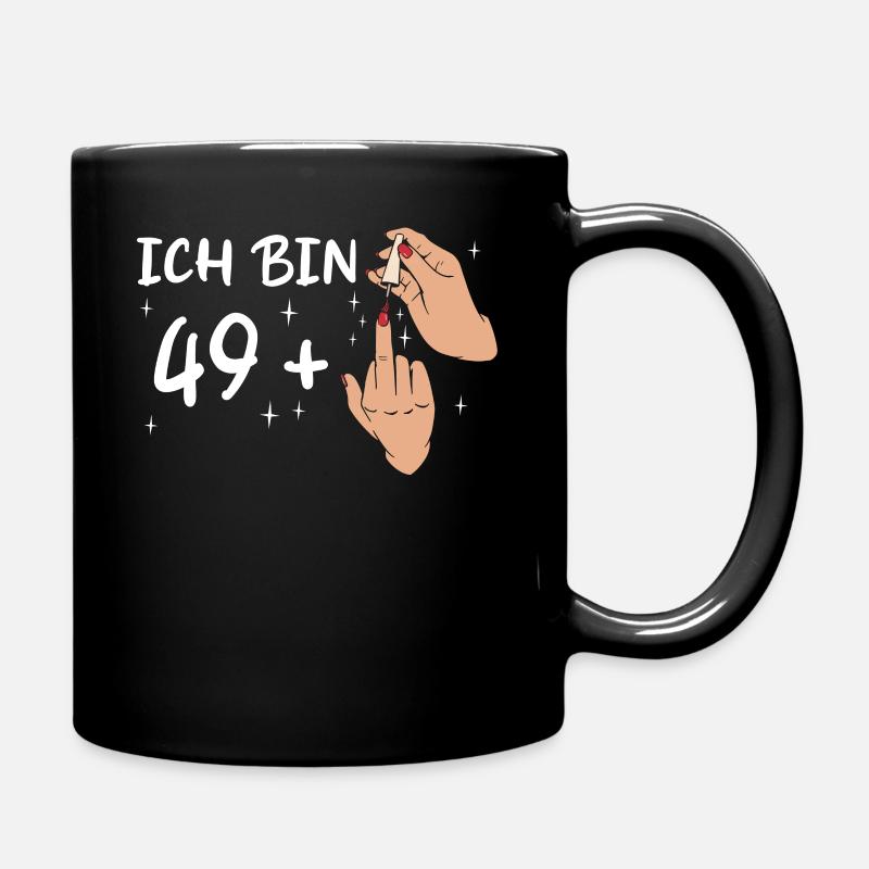 Geburtstagsgeschenk 50 Jahre Geburtstagskind - Tasse einfarbig - Schwarz