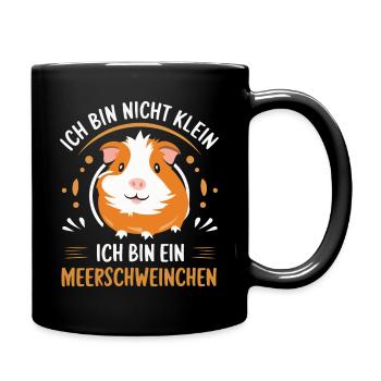 Cochon d’Inde à poil long chiens à crête à poil long - Mug uni - noir - Droite