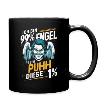Funny Funny Funny Saying Funny Clothing - Full Colour Mug - black - Right