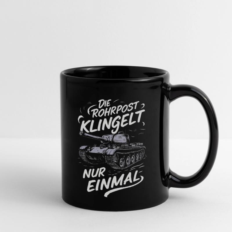 Panzer Kampfpanzer Panzerkampfwagen Panzerfahrer Tasse einfarbig