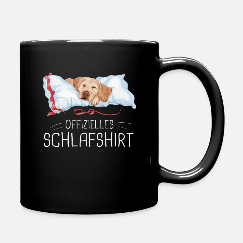 Labrador Hund Hunde - Tasse einfarbig - Schwarz