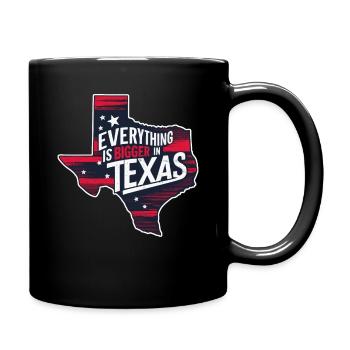 Texas State Texans Texas - Full Colour Mug - black - Right