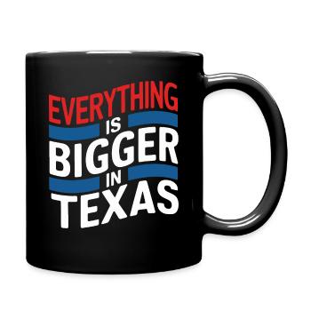 Texas State Texans Texas - Full Colour Mug - black - Right