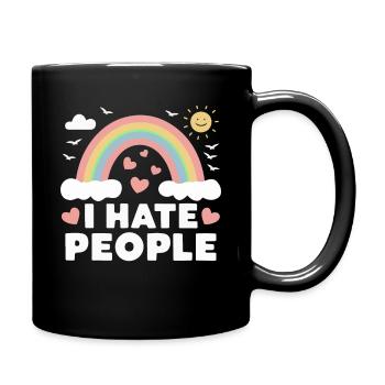 Drôle, sarcasme, humour sarcastique, ironie - Mug uni - noir - Droite