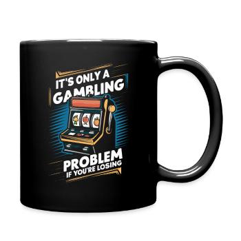 Casino Jeux de hasard Casino Las Vegas Joueurs - Mug uni - noir - Droite