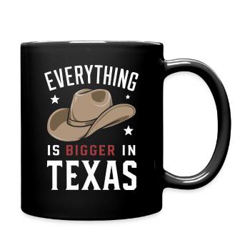 Texas State Texans Texas - Full Colour Mug - black - Right