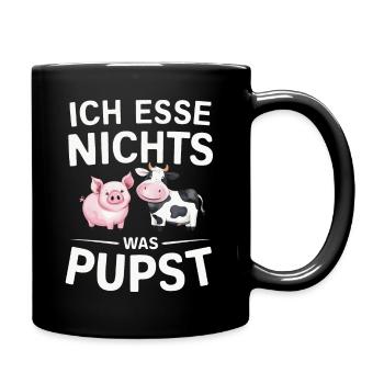 Végétarien Végétalien Bien-être animal Droits des animaux Veggie - Mug uni - noir - Droite