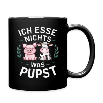 Végétarien Végétalien Bien-être animal Droits des animaux Veggie - Mug uni - noir - Droite