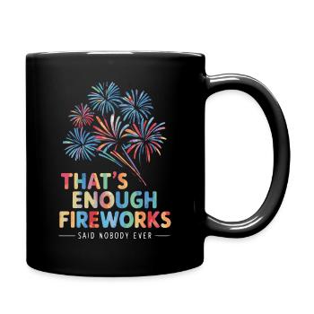 Pyrotechniker Feuerwerk Pyrotechnik - Tasse einfarbig - Schwarz - Rechts