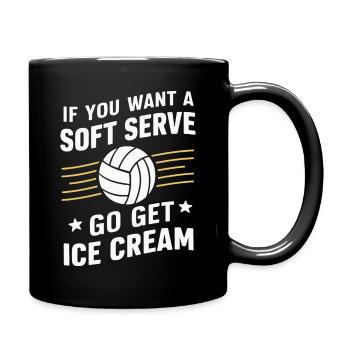 Joueur de volley-ball Joueur de beach-volley S - Mug uni - noir - Droite