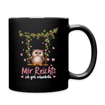 oiseau de nuit hibou hibou oiseau - Mug uni - noir - Droite