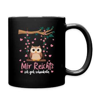 oiseau de nuit hibou hibou oiseau - Mug uni - noir - Droite