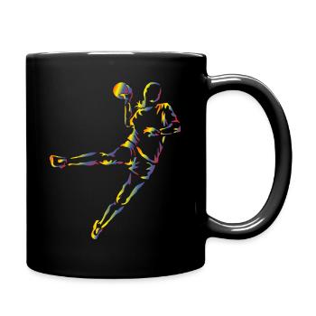 Motif Handball Women's Gift - Full Colour Mug - black - Right