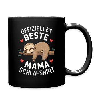 Sloth Sloths Animal Sleeping Lazy - Full Colour Mug - black - Right