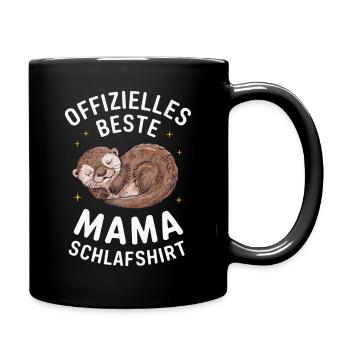 Loutre Loutre de mer - Mug uni - noir - Droite
