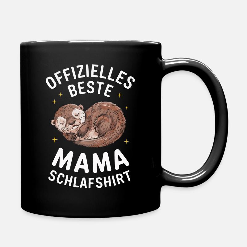 Otter Seeotter - Tasse einfarbig - Schwarz