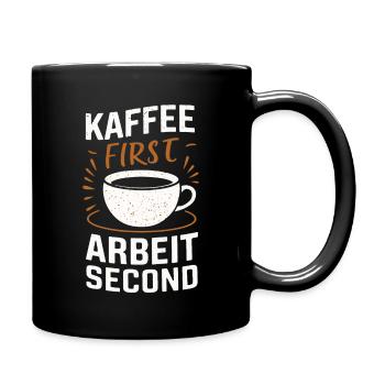 Coffee Coffee Coffee Drinkers Coffee Lovers - Full Colour Mug - black - Right