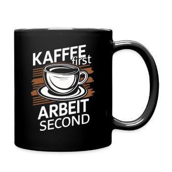 Coffee Coffee Coffee Drinkers Coffee Lovers - Full Colour Mug - black - Right