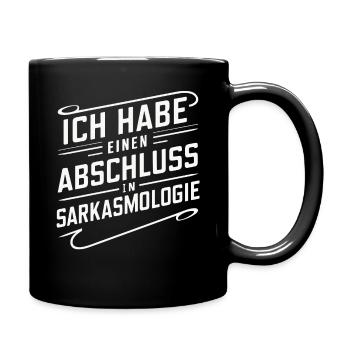 Sarcasme Ironie Drôle Paroles sarcastiques - Mug uni - noir - Droite
