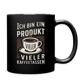 Coffee Coffee Coffee Drinkers Coffee Lovers - Full Colour Mug - black - Right