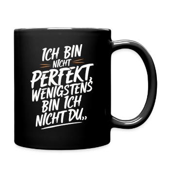 Sarcasme Ironie Drôle Paroles sarcastiques - Mug uni - noir - Droite