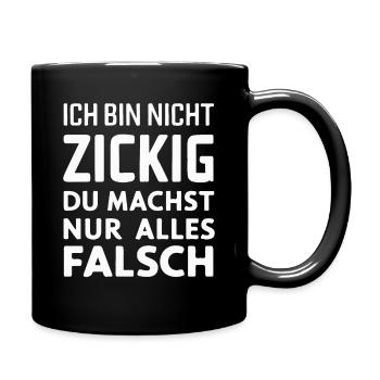 Sarcasme Ironie Drôle Paroles sarcastiques - Mug uni - noir - Droite