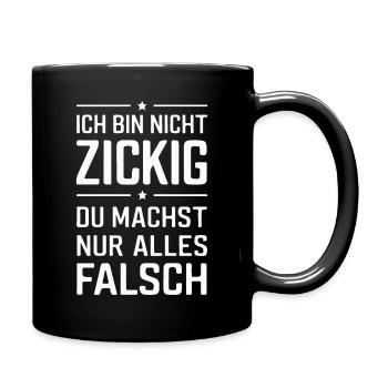 Sarcasme Ironie Drôle Paroles sarcastiques - Mug uni - noir - Droite