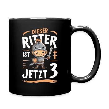Birthday Gift 3 Years Children's Birthday - Full Colour Mug - black - Right