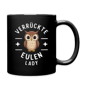 oiseau de nuit hibou hibou oiseau - Mug uni - noir - Droite