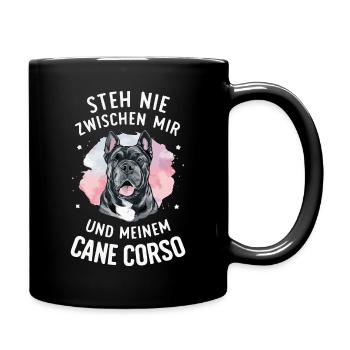 Chiens Cane Corso Italiano Chien - Mug uni - noir - Droite