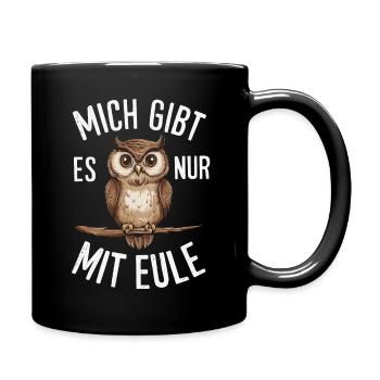 oiseau de nuit hibou hibou oiseau - Mug uni - noir - Droite