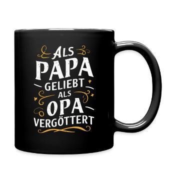Dad Dad Father's Day - Full Colour Mug - black - Right