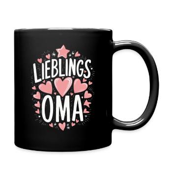 Grandma Grandma Grandparents Mother's Day Family - Full Colour Mug - black - Right
