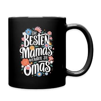 Grandma Grandma Grandparents Mother's Day Family - Full Colour Mug - black - Right
