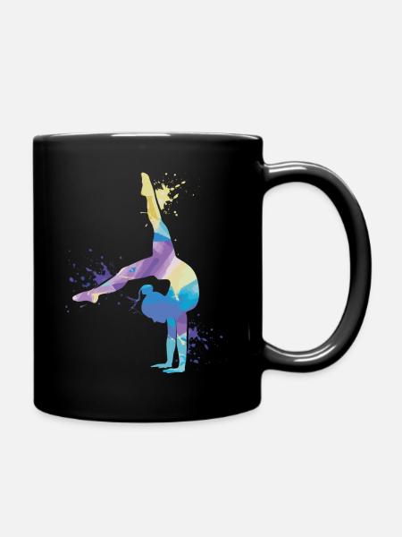 Gymnaste Acrobatie Gymnastique Gymnastique - Mug uni - noir