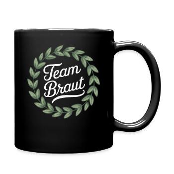 Bachelorette Party Wedding Bridesmaid - Full Colour Mug - black - Right
