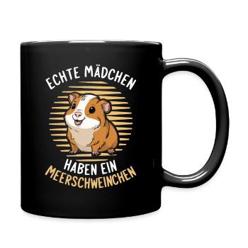 Guinea Pig Shorthair Longhair Crested Dogs - Full Colour Mug - black - Right