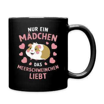Guinea Pig Shorthair Longhair Crested Dogs - Full Colour Mug - black - Right